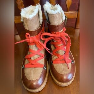 NWORYNNE Leather Upper Boots